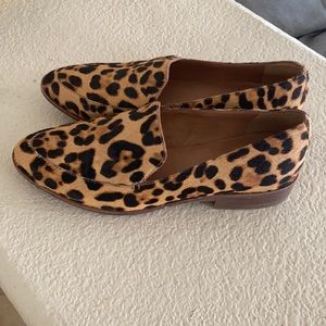 Madewell Frances Loafer in Leopard Calf hair